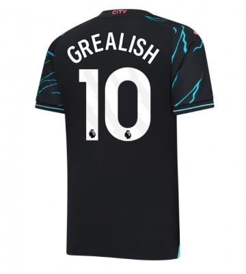 Manchester City Jack Grealish #10 Tercera Equipación 2023-24 Manga Corta